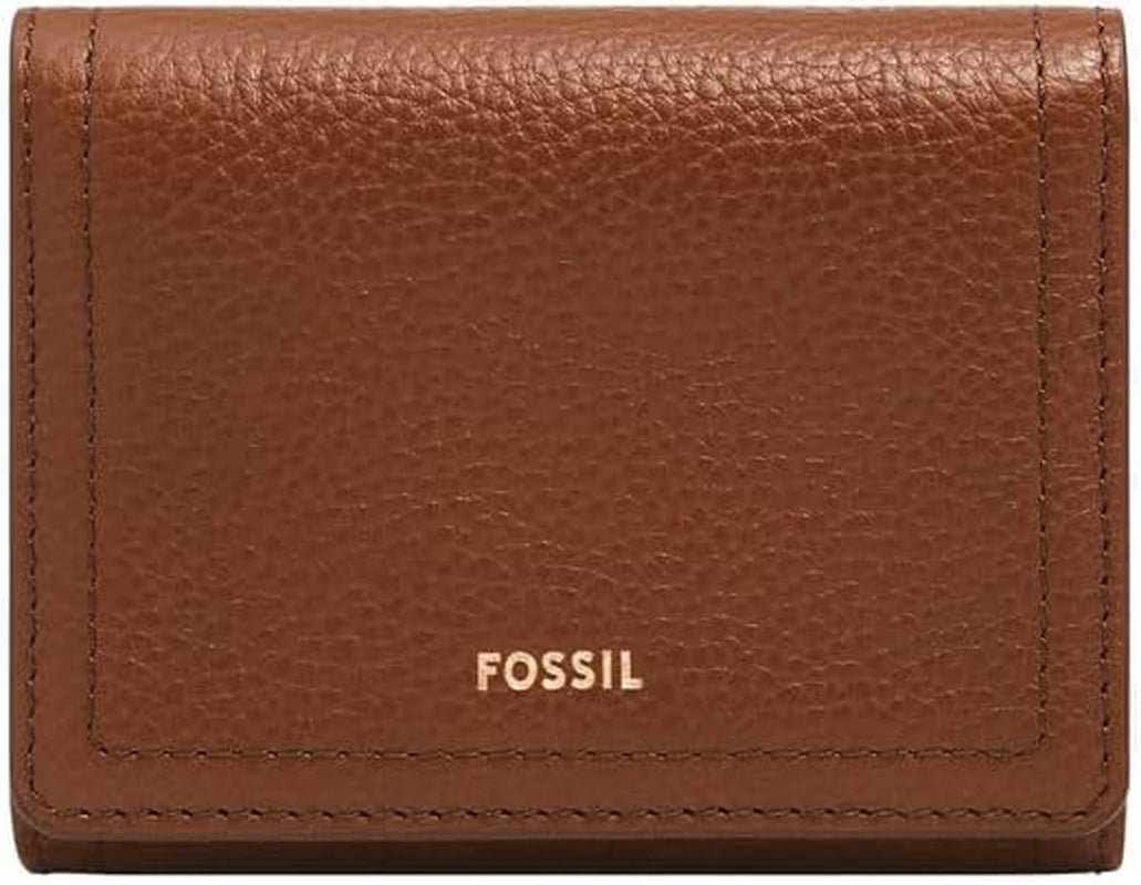 Portafoglio tri-fold da donna Fossil Logan, Marrone Naty Shop Portafoglio da donna Titolo predefinito