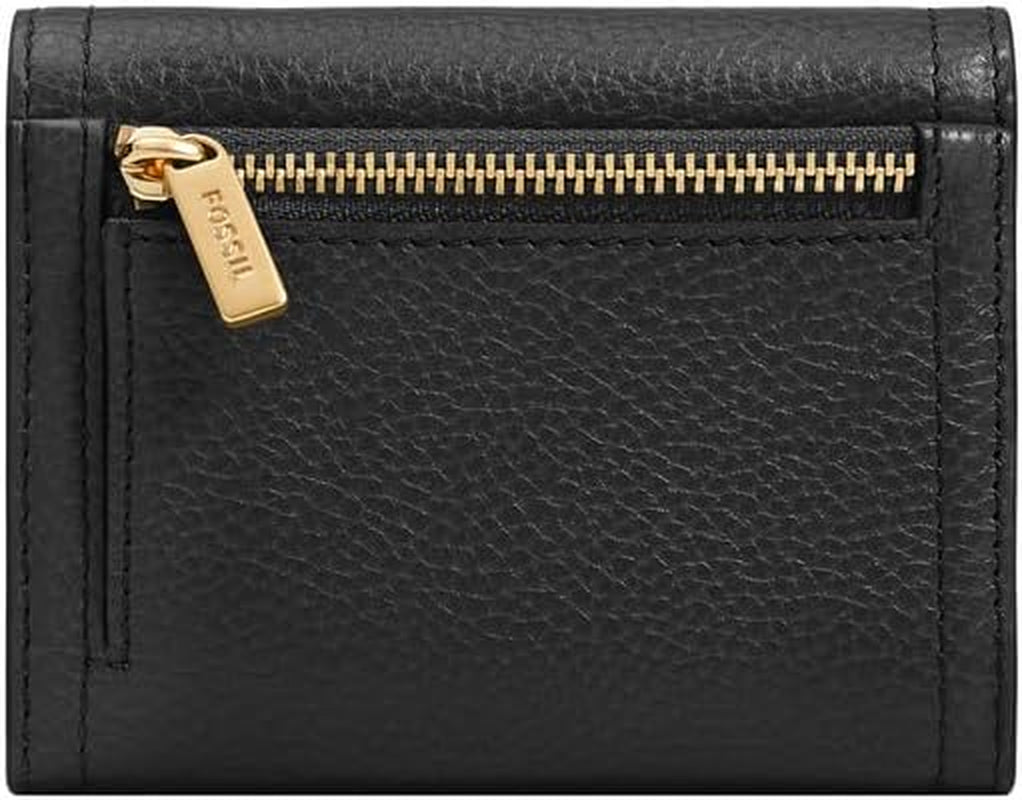 Portafoglio Tri-Fold da Donna Fossil Logan, Nero Naty Shop Portafoglio da Donna