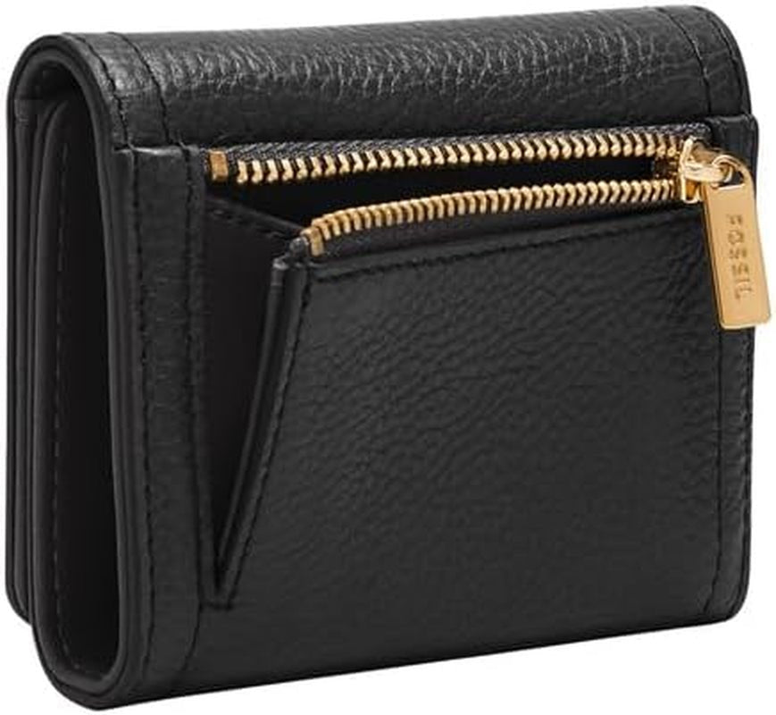 Portafoglio Tri-Fold da Donna Fossil Logan, Nero Naty Shop Portafoglio da Donna