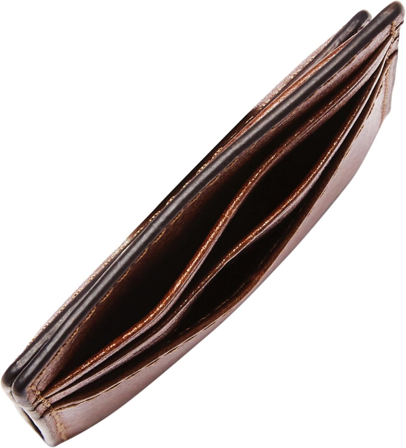 Portafoglio Andrew da uomo Fossil, Portafoglio in pelle Cognac 7,2 cm L x 0,5 cm L x 10 cm A ML4173222 Portafoglio da uomo Naty Shop