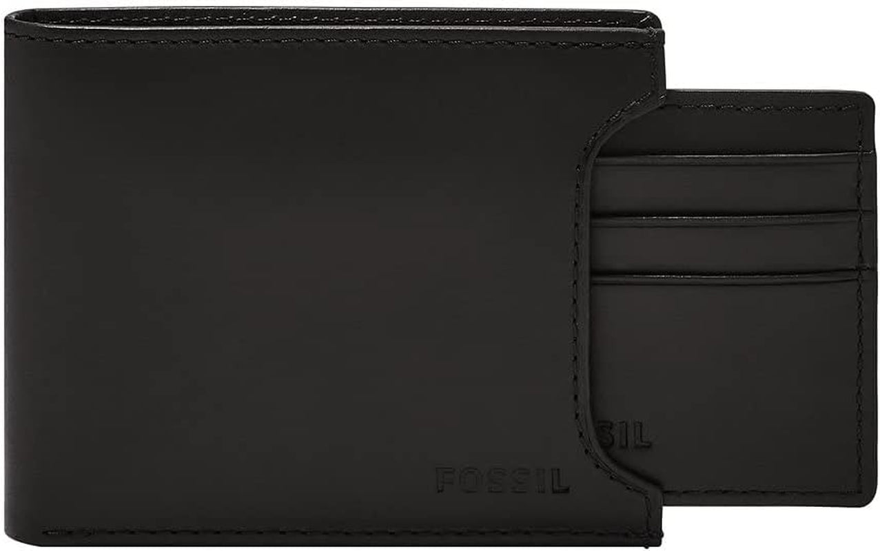 Portafoglio da uomo Fossil - Derrick RFID in pelle scorrevole 2 in 1, ML3685001 - 10,9 cm L x 1,27 cm L x 8,9 cm A Portafoglio da uomo Naty Shop Titolo predefinito