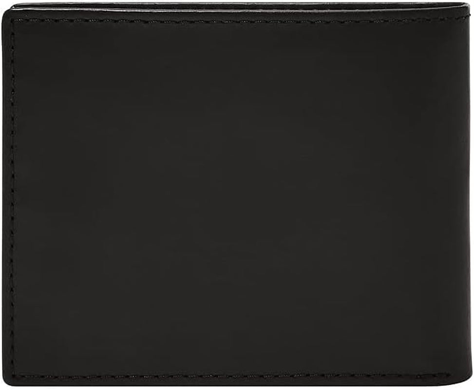 Portafoglio da uomo Fossil - Derrick RFID Bifold in pelle con ID a ribalta, ML3681001 - 10,9 cm L x 1,27 cm L x 8,9 cm A Portafoglio da uomo Naty Shop