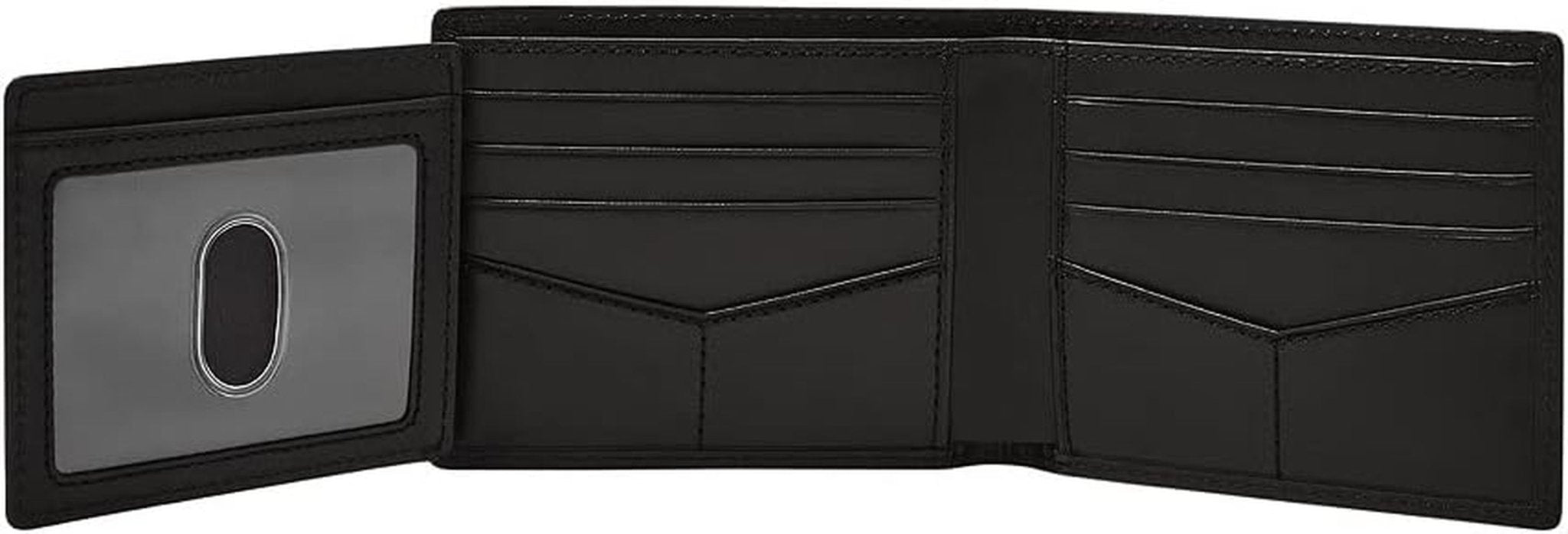 Portafoglio da uomo Fossil - Derrick RFID Bifold in pelle con ID a ribalta, ML3681001 - 10,9 cm L x 1,27 cm L x 8,9 cm A Portafoglio da uomo Naty Shop