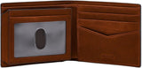 Fossil Portafoglio Everett da uomo, Pelle bifold marrone medio 11,5 cm L x 2,5 cm L x 8,9 cm A ML4397210 Portafoglio da uomo Naty Shop