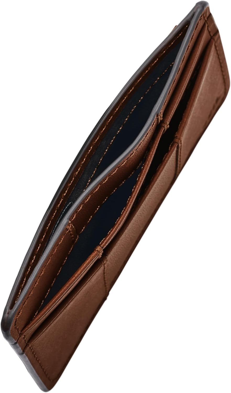 Fossil Portafoglio da uomo Everett Porta carte in pelle/PVC Marrone medio 10,2 cm L x 0,6 cm L x 7,0 cm A ML4398210 Portafoglio da uomo Naty Shop