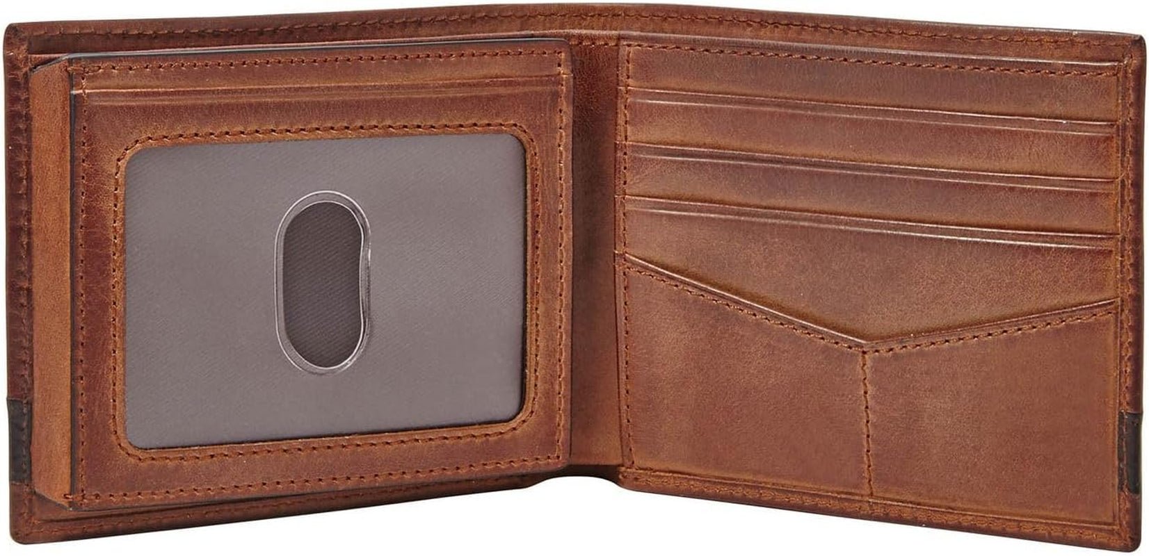 Portafoglio Quinn da uomo Fossil - 100% pelle bifold marrone 11,5 cm L x 2 cm L x 9 cm A ML3644200 Portafoglio da uomo Naty Shop