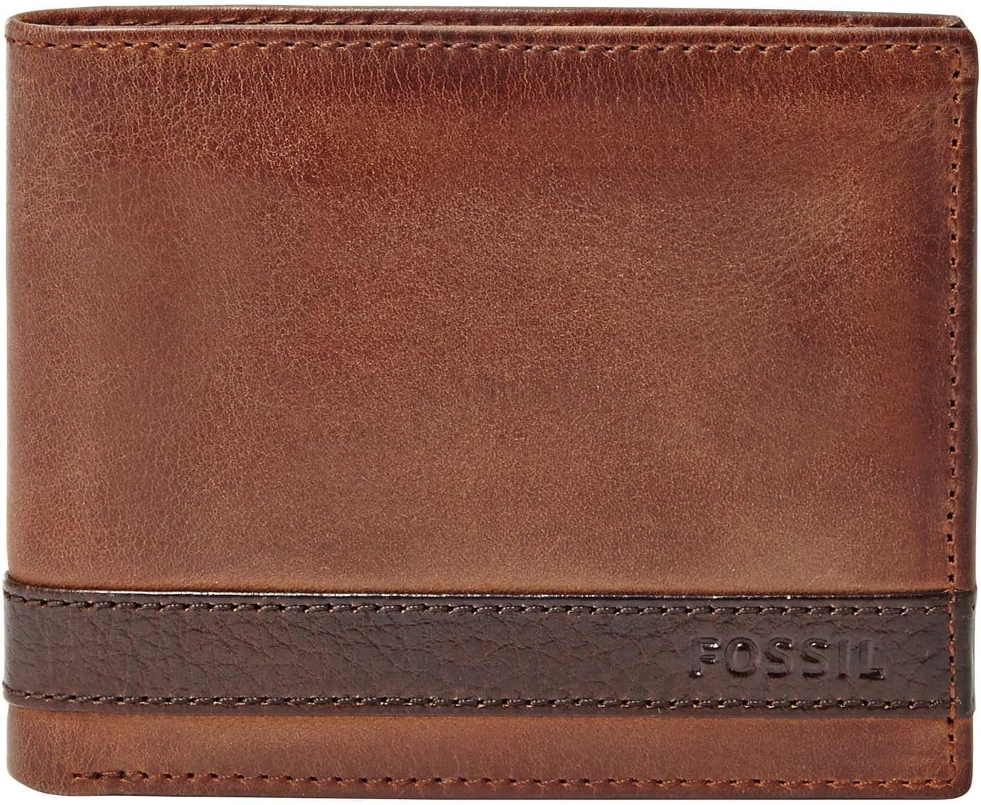 Portafoglio Quinn da uomo Fossil - 100% pelle bifold marrone 11,5 cm L x 2 cm L x 9 cm A ML3644200 Portafoglio da uomo Naty Shop Marrone