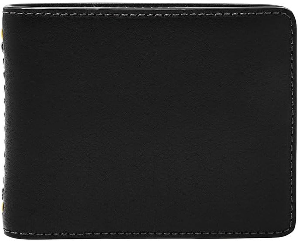 Portafoglio bi-fold Fossil Tremont Naty Shop Portafoglio da uomo nero