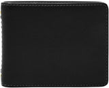 Portafoglio bi-fold Fossil Tremont Naty Shop Portafoglio da uomo nero