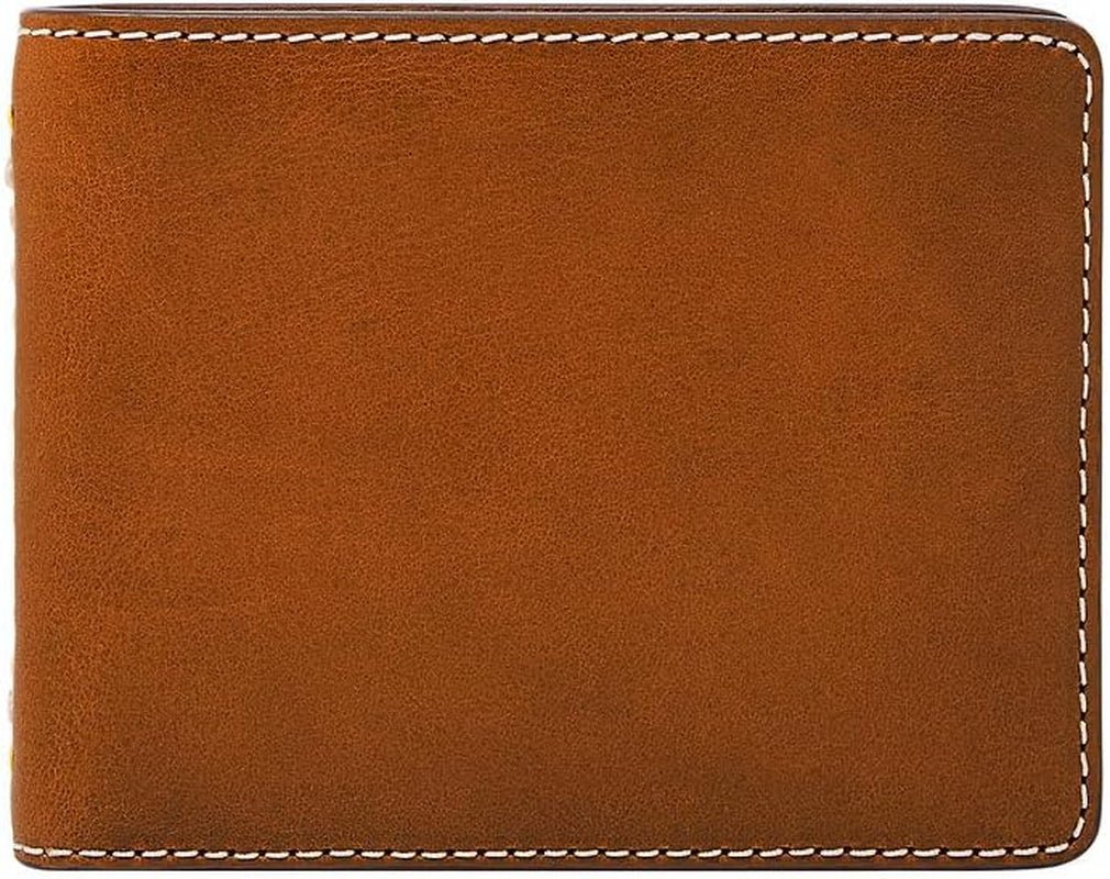 Portafoglio Fossil Tremont Bi-Fold Portafoglio da uomo Naty Shop Marrone