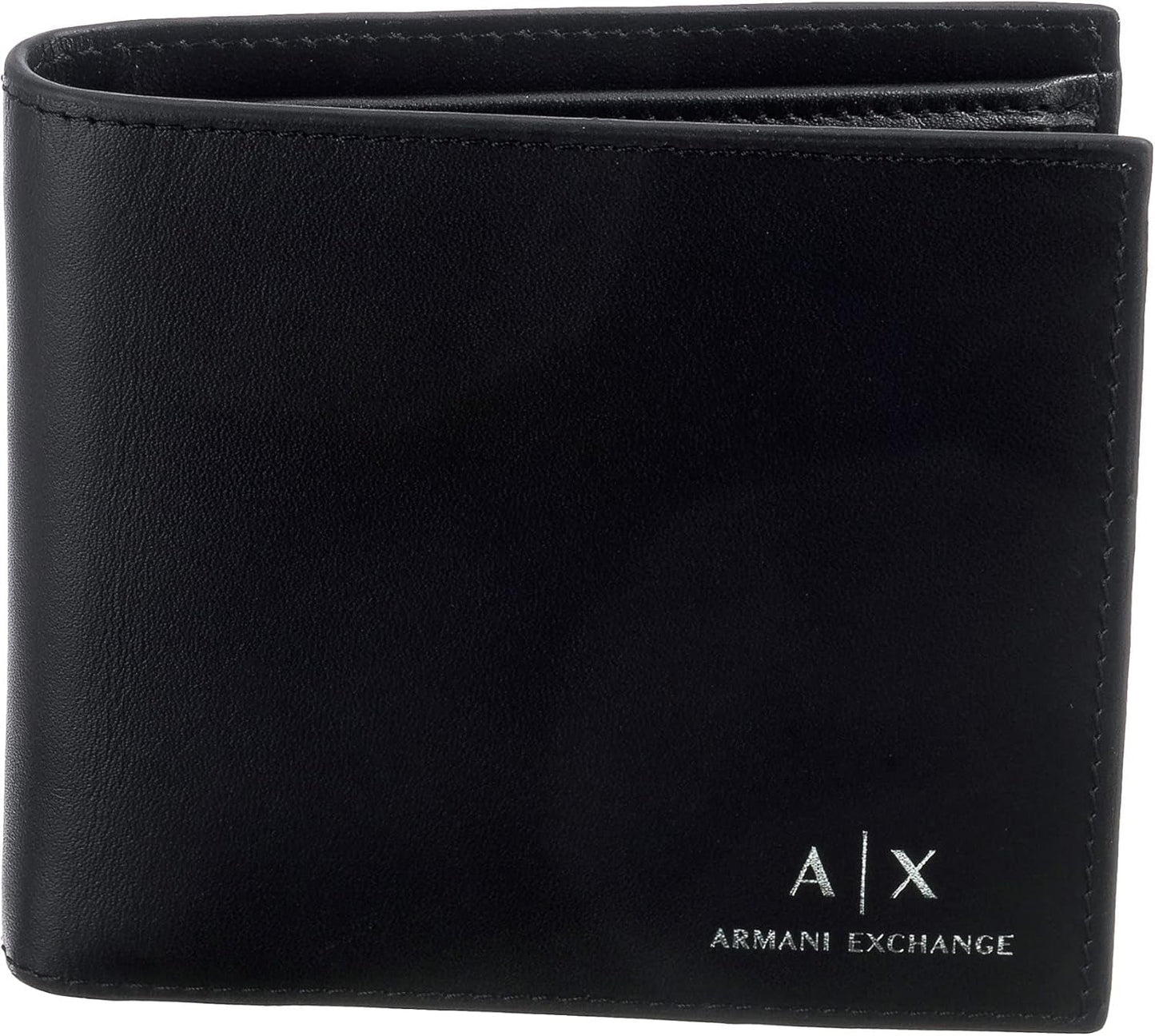Armani Exchange Portafoglio da uomo in tinta unita Essential con stampa logo Nero Naty Acquista portafoglio da uomo Titolo predefinito