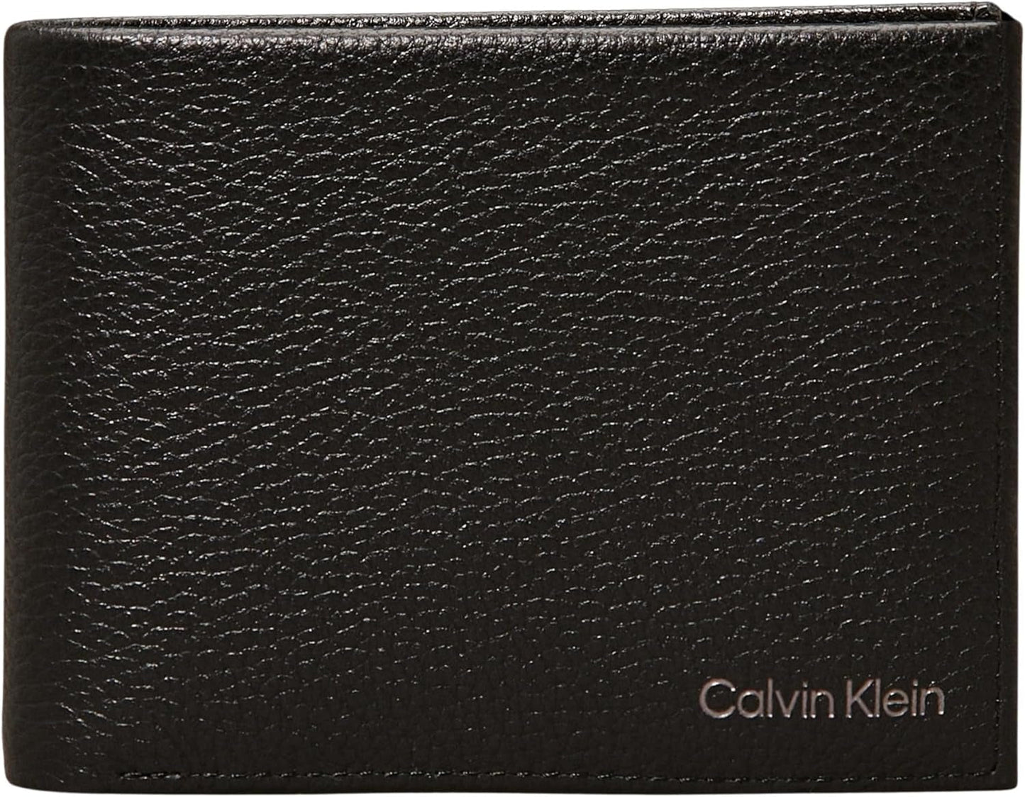 Portafoglio da uomo Calvin Klein Calore Bifold Portafoglio da uomo Klein Naty Shop Nero (Ck Black) Os