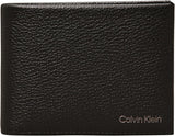 Portafoglio da uomo Calvin Klein Calore Bifold Portafoglio da uomo Klein Naty Shop Nero (Ck Black) Os