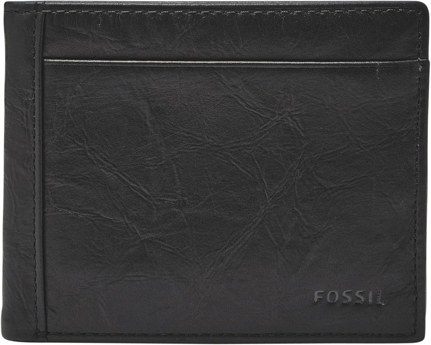 Portafoglio da uomo Fossil Naty Shop Portafoglio da uomo Nero flip ID