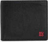 HUGO Portafoglio da uomo Tibby 8cc Nappa Pelle Nero Logo Stck Portafoglio da uomo Naty Shop Titolo predefinito
