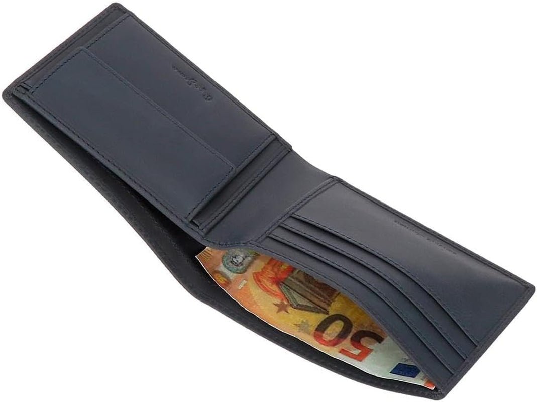 Portafoglio da uomo Pepe Jeans Blu 11,5 x 8 x 1 cm Portafoglio in pelle protetto RFID con portamonete Portafoglio da uomo Naty Shop