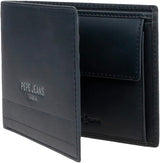 Portafoglio da uomo Pepe Jeans Blu 11,5 x 8 x 1 cm Portafoglio in pelle protetto RFID con portamonete Portafoglio da uomo Naty Shop