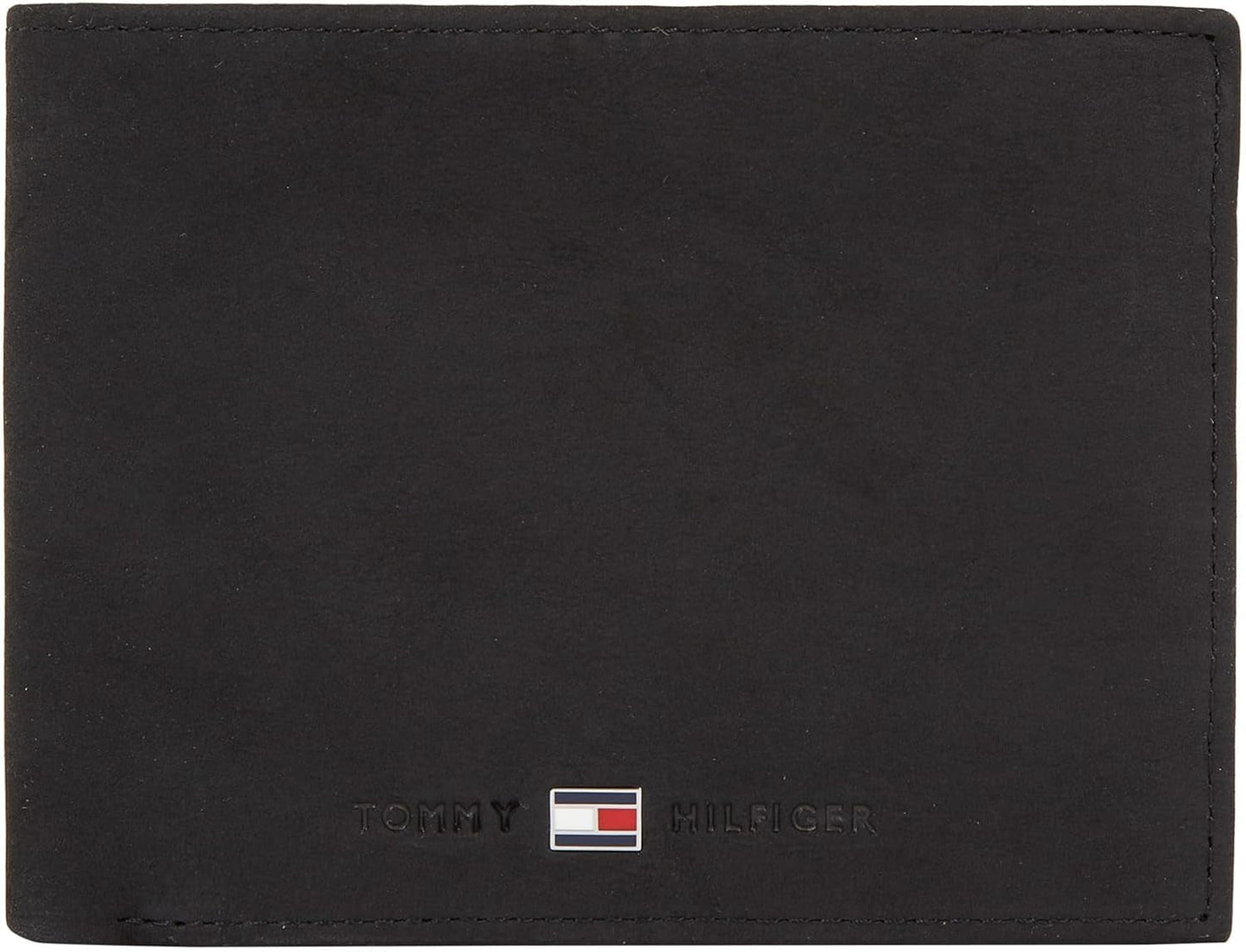 Tommy Hilfiger Johnson Portafoglio da uomo con portamonete Naty Shop Portafoglio da uomo Nero