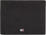 Tommy Hilfiger Johnson Portafoglio da uomo con portamonete Naty Shop Portafoglio da uomo Nero