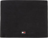 Tommy Hilfiger Johnson Portafoglio da uomo con portamonete Naty Shop Portafoglio da uomo Nero