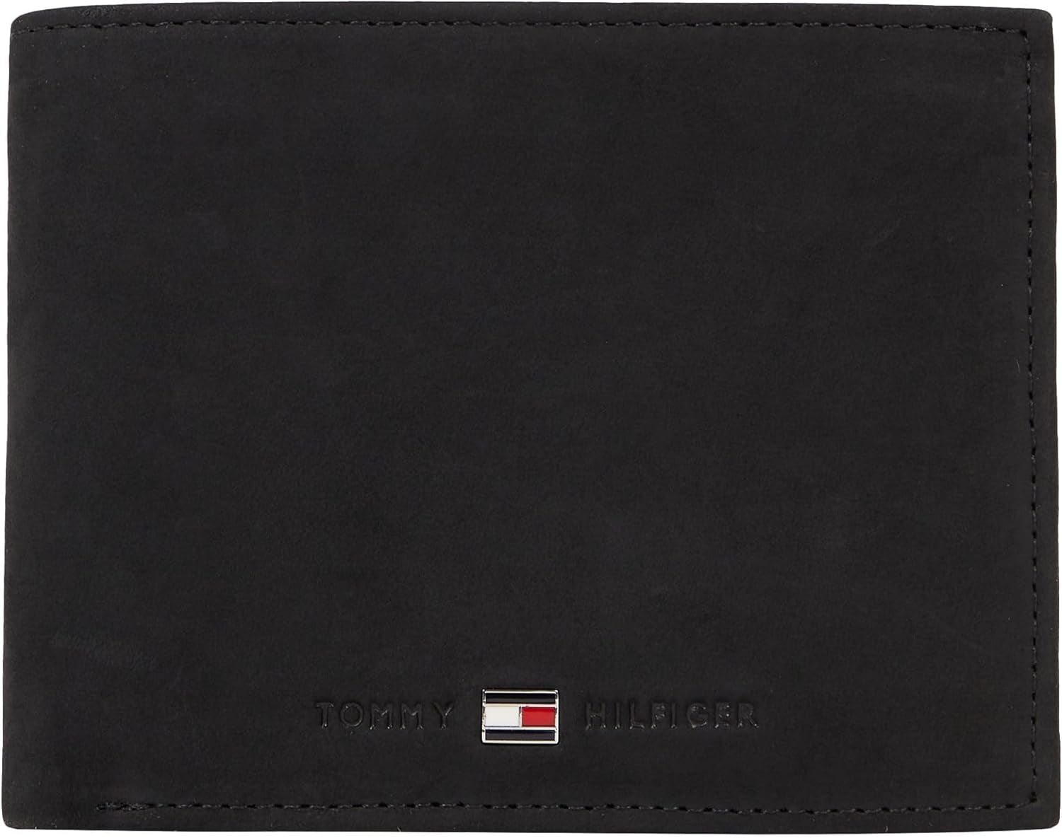 Tommy Hilfiger Johnson Portafoglio da uomo con portamonete Naty Shop Portafoglio da uomo Nero