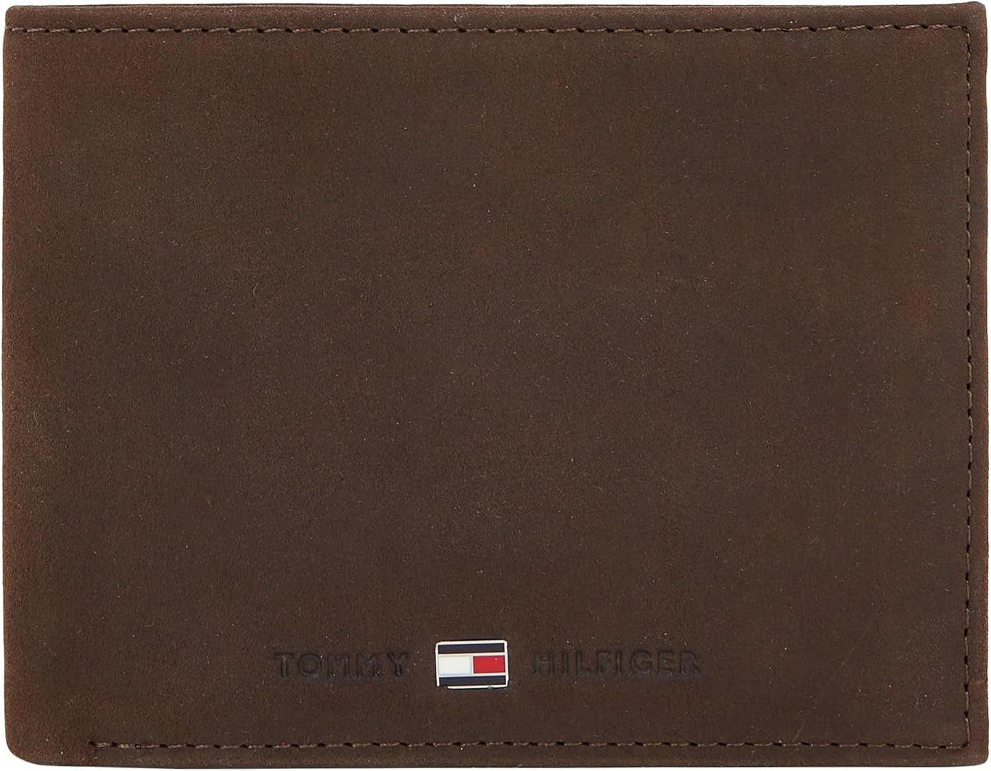 Tommy Hilfiger Johnson Portafoglio da uomo con portamonete Portafoglio da uomo Naty Shop Marrone
