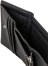 Armani Exchange Wave Portafoglio bi-fold da donna, Nero Naty Shop Portafoglio da donna