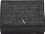 Calvin Klein Daily Medium Trifold Klein Portafoglio da donna, Nero (Ck Black), Portafoglio da donna a grandezza naturale Naty Shop Titolo predefinito