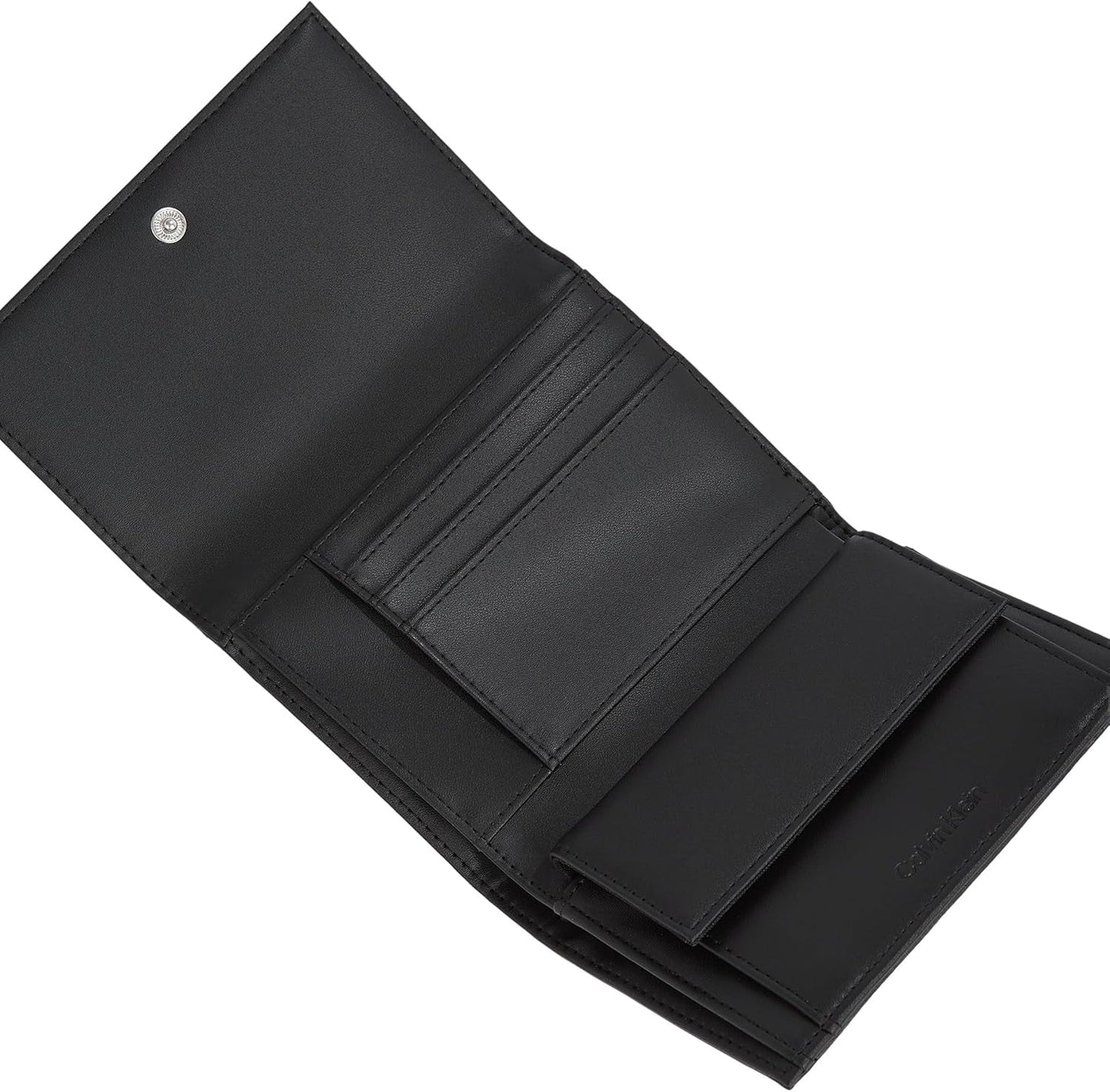 Calvin Klein Daily Medium Trifold Klein Portafoglio da donna, Nero (Ck Black), a grandezza naturale Naty Shop Portafoglio da donna
