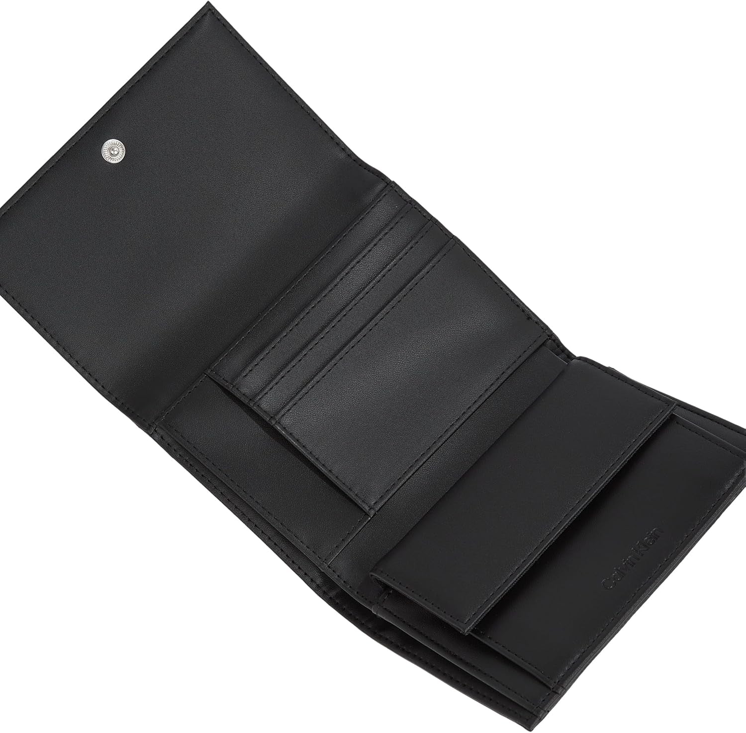 Calvin Klein Daily Medium Trifold Klein Portafoglio da donna, Nero (Ck Black), a grandezza naturale Naty Shop Portafoglio da donna