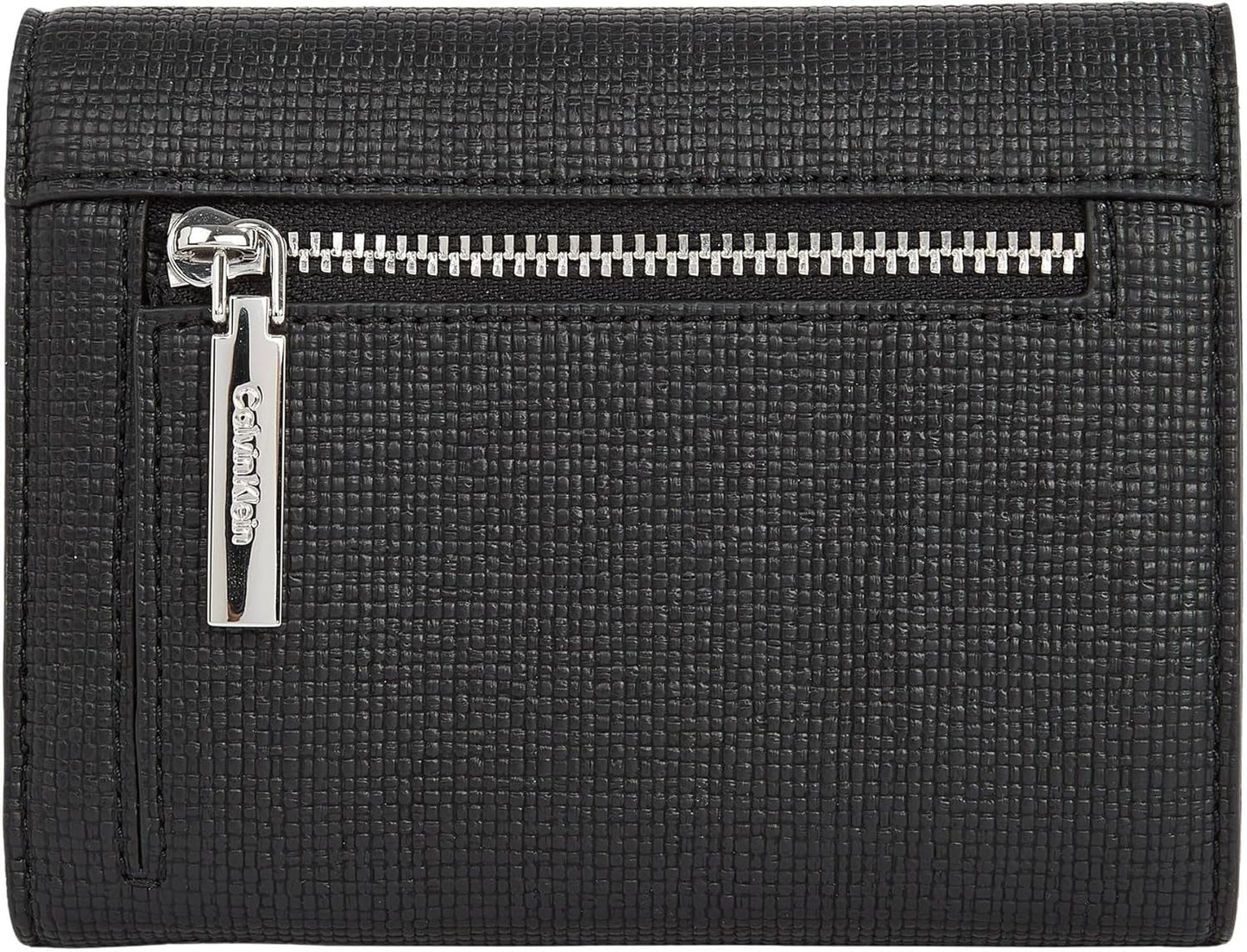 Calvin Klein Daily Medium Trifold Klein Portafoglio da donna, Nero (Ck Black), a grandezza naturale Naty Shop Portafoglio da donna