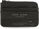 Portafoglio Pepe Jeans Kingdom, portafoglio da donna unico Naty Shop Nero / bianco