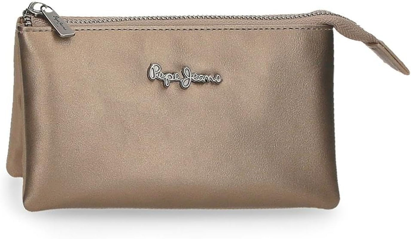 Portafoglio, portamonete, portafoglio Pepe Jeans Ruby, realizzato in poliestere con dettagli in ecopelle. Scomparti, cerniere. Da Joumma Borse Portafoglio da donna Naty Shop Rubin Borsa da toilette