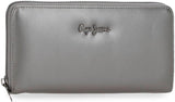 Portafoglio, portamonete, portafoglio Pepe Jeans Ruby, realizzato in poliestere con dettagli in ecopelle. Scomparti, cerniere. Da Joumma Bags Portafoglio da donna Naty Shop Portafoglio color rubino antracite