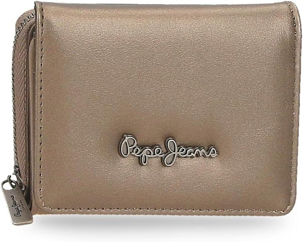 Portafoglio, portamonete, portafoglio Pepe Jeans Ruby, realizzato in poliestere con dettagli in ecopelle. Scomparti, cerniere. Da Joumma Borse Portafoglio da donna Naty Shop Portafoglio Rubin