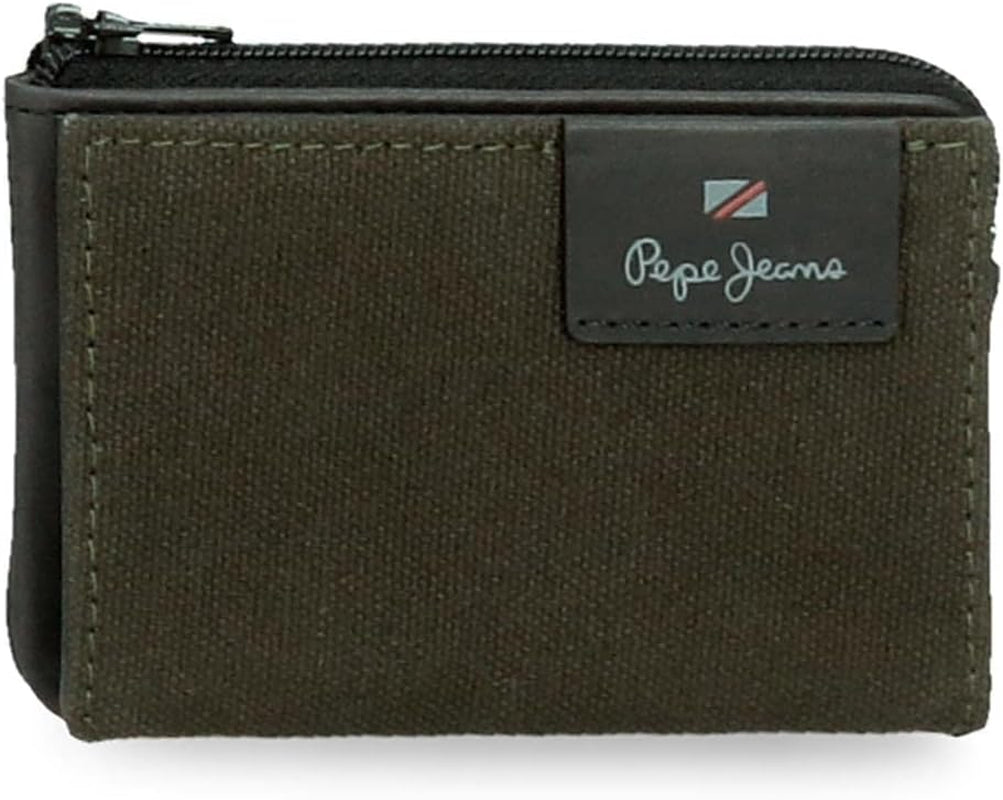 Pepe Jeans Hilltop Portafogli Portafogli Portafogli in pelle casual. Da Joumma Borse Portafoglio da uomo Naty Shop Portafoglio verde 11