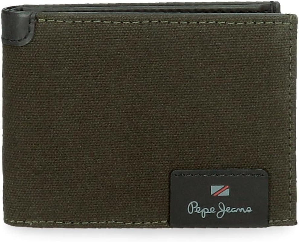 Pepe Jeans Hilltop Portafogli Portafogli Portafogli in pelle casual. Da Joumma Borse Portafoglio da uomo Naty Shop Portafoglio verde Hilltop