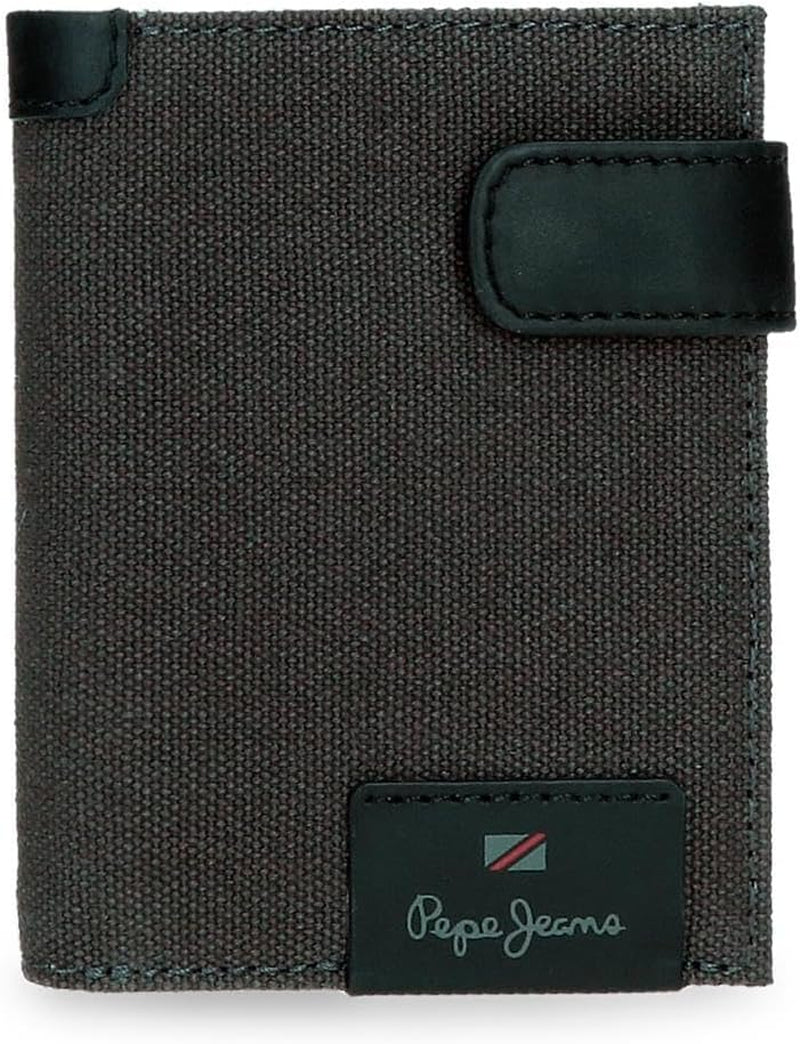 Pepe Jeans Hilltop Portafogli Portafogli Portafogli in pelle casual. Da Joumma Bags Portafoglio da uomo Naty Shop Portafoglio con clic antracite