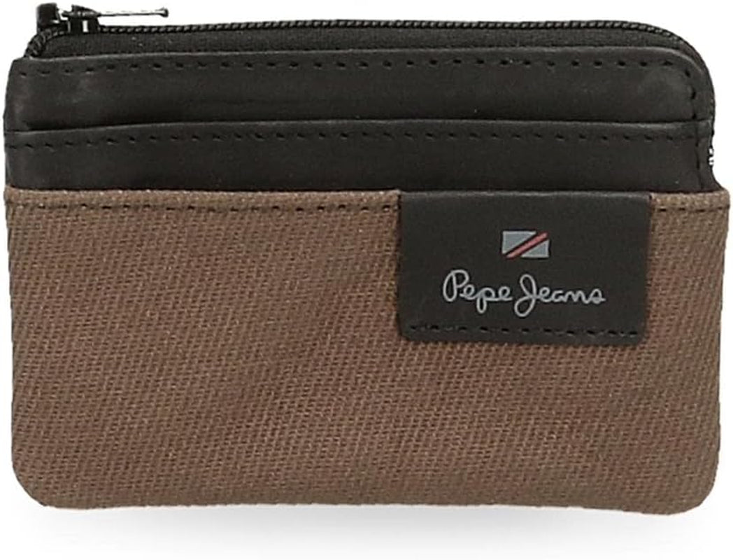 Pepe Jeans Hilltop Portafogli Portafogli Portafogli in pelle casual. Da Joumma Borse Portafoglio da uomo Naty Shop Borsa marrone