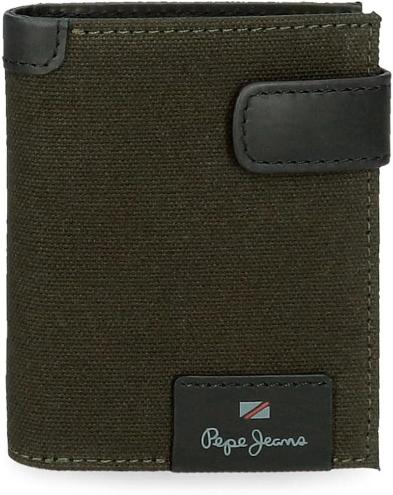 Pepe Jeans Hilltop Portafogli Portafogli Portafogli in pelle casual. Da Joumma Borse Portafoglio da uomo Naty Shop Portafoglio con clic verde