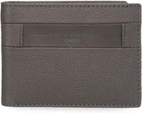 Pepe Jeans Checkbox Portafogli e portamonete in pelle di vacchetta Nero Marrone Blu Grigio Portafoglio da uomo Naty Shop Portafoglio grigio