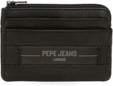 Pepe Jeans Checkbox Portafogli e portamonete in pelle di vacchetta, Nero, Marrone, Blu e Grigio - Naty Shop