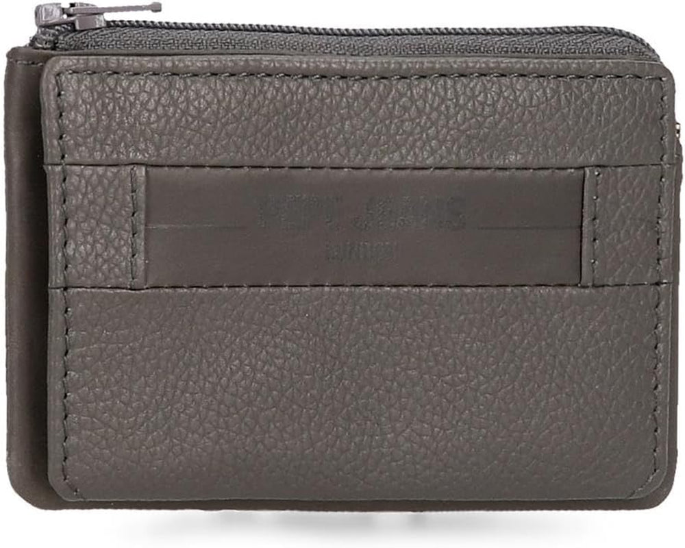 Pepe Jeans Checkbox Nero Marrone Blu Grigio Pelle di vacchetta Portafogli e portamonete Portafoglio da uomo Naty Shop Porta carte grigio