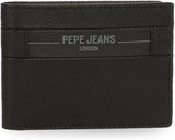 Pepe Jeans Checkbox Portafogli e portamonete in pelle di vacchetta, Nero, Marrone, Blu e Grigio - Naty Shop