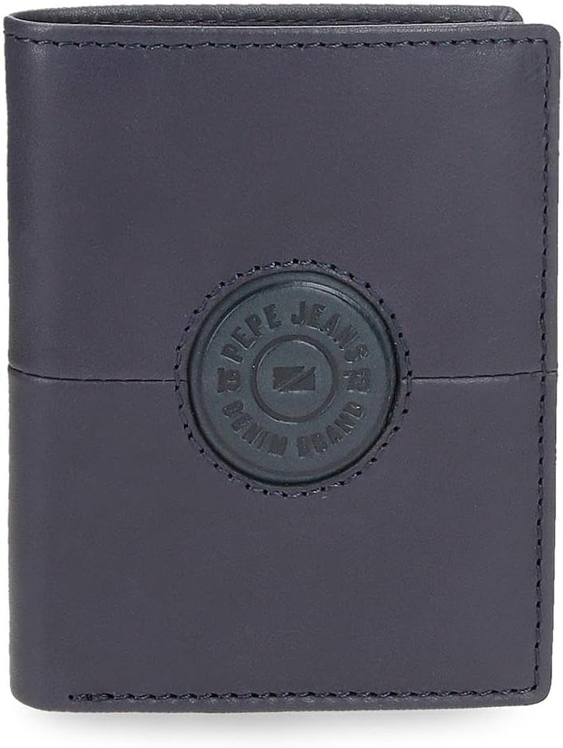 Pepe Jeans Cracker Portafogli e portamonete in pelle di vacchetta, Nero, Marrone, Verde, Varie misure Portafoglio da uomo Naty Shop Valigetta marrone