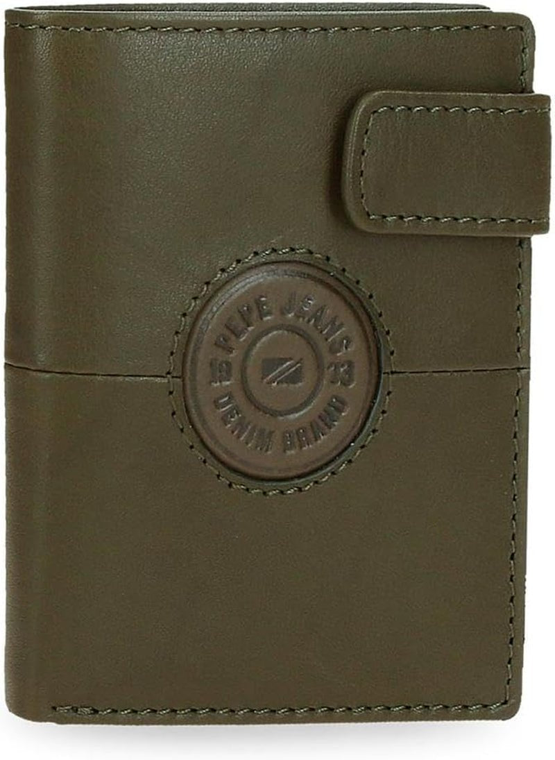 Pepe Jeans Cracker Portafogli e portamonete in vacchetta Nero Marrone Verde Varie misure Naty Shop Portafoglio da uomo Verde Portafoglio a clic