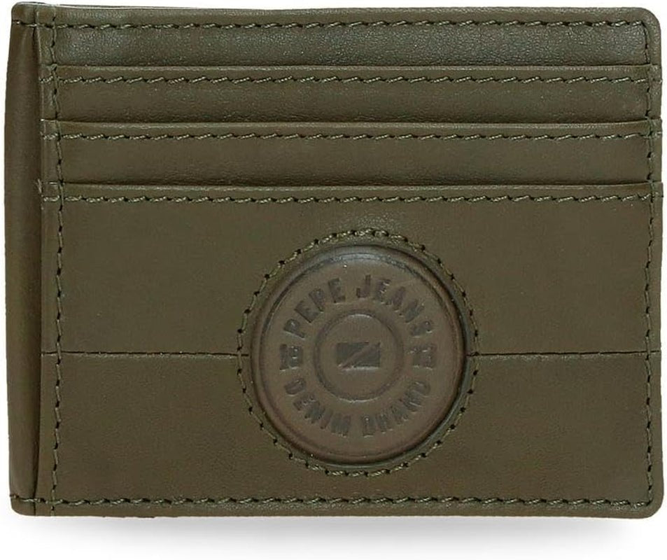 Pepe Jeans Portafogli e portamonete in pelle di vacchetta Cracker Nero Marrone Verde Varie misure Naty Shop Portafoglio uomo Verde Portacarte Cracker