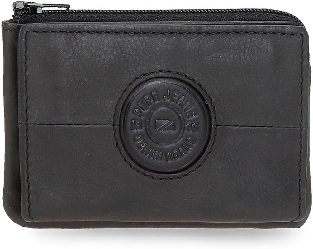 Pepe Jeans Cracker Portafogli e portamonete in vacchetta Nero Marrone Verde Varie misure Naty Shop Portafoglio da uomo Nero Portacarte