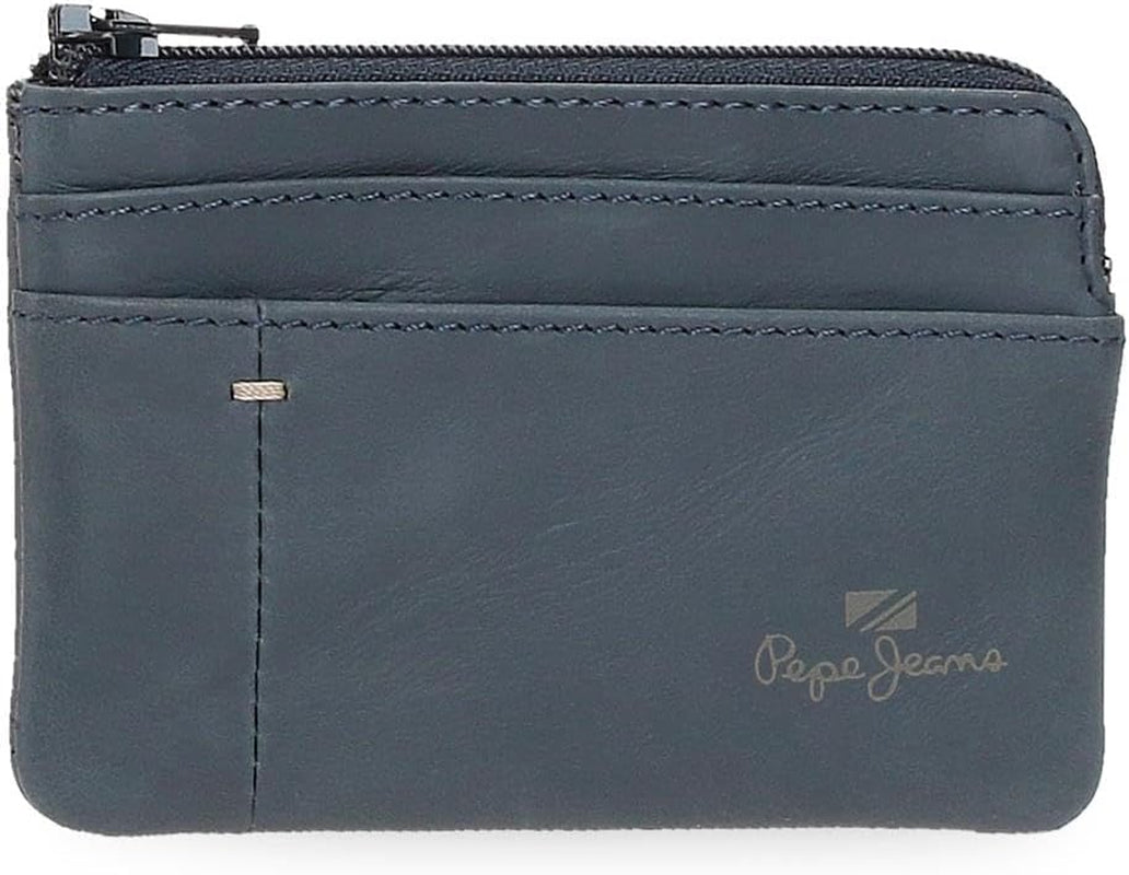 Pepe Jeans Staple Vacchetta Nero Marrone Navy Portafoglio da uomo di varie dimensioni Naty Shop Portafoglio blu scuro