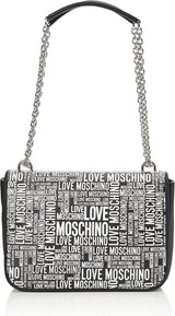 Borsa a tracolla da donna Love Moschino Pre-Collezione Autunno-Inverno 2021 Nero Borse Donna Naty Shop Default Title